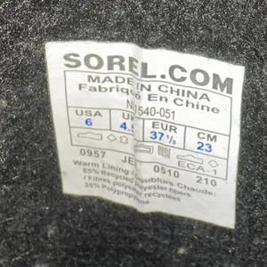 Sorel Joan of Arctic Waterproof Winter Boots Quarry‎ & Black Size 6 thumbnail 8