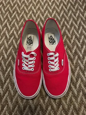 Vans Red Authentic Shoes thumbnail 5