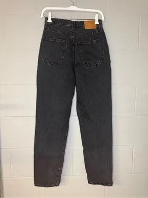 Aritzia Denim Forum The BF High Rise Loose 28L in Black Women’s Size 24 Cotton thumbnail 3