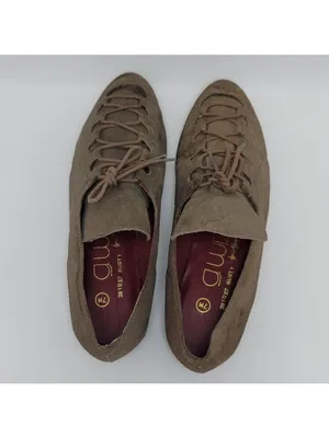 G Wiz Womens Dark Beige Rusty 261037 Suede Lace Up Solid Pump Shoes Size 7M thumbnail 5