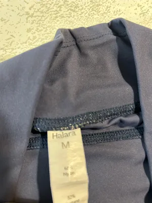 Halara High-Waist Navy Performance Bike Shorts thumbnail 3