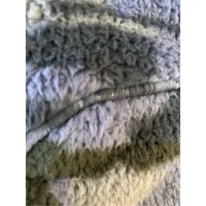 Zenana camo Vest Hooded Hoodie Soft Fuzzy Faux Sherpa Fleece size Small (4488) thumbnail 3