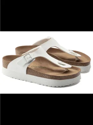 Papillion by Birkenstock Gizeh Vegan Platform Sandal Sz 38 thumbnail 4
