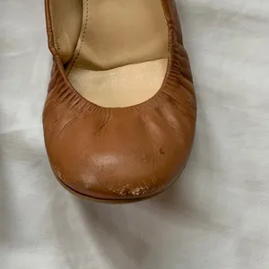 Tan J. Crew leather ballet flats thumbnail 4