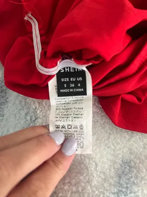 SheIn red top thumbnail 3