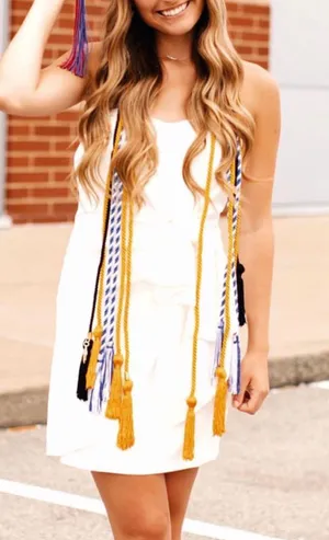 White Dress With Tie thumbnail 3
