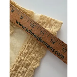 Rebellion Again Lace Duster Small Creamy Yellow Sheer Kimono Romantic Coquette * thumbnail 15