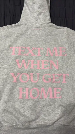 Lonely Ghost Hoodie Text Me When You Get Home thumbnail 3