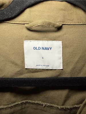 Old Navy Olive Utility Jacket in Khaki Green thumbnail 2