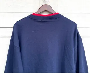 VTG Vintage Dog Sweatshirt Blue Red Patch Jeweled Grandma Large thumbnail 5
