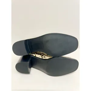 Nordstrom Rack Ankle Booties Size 8.5 Leather Snake Print Block Heel‎ NEW thumbnail 8