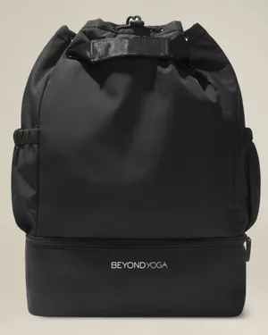 NWT Beyond Yoga Convertible Gym Bag Backpack Black thumbnail 1
