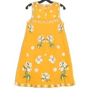 Anthropologie Dress Shana Embroidered Floral Cottage Prairie Americana Boho 2 thumbnail 5