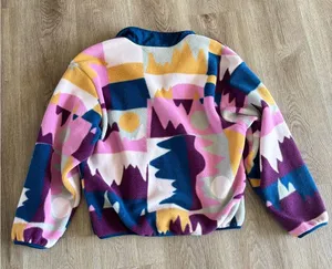 NWT Patagonia Women's Synchilla® Fleece Jacket Frontera marble pink thumbnail 12