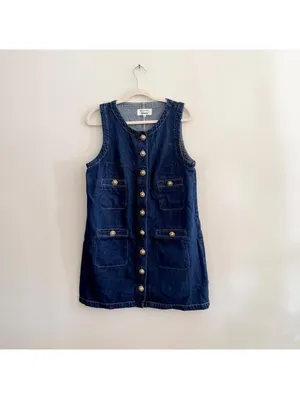 Reformation Tropez Denim Mini Dress thumbnail 3
