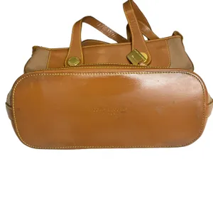 Vintage Dooney and Bourke Leather Trim Canvas Shoulder Bag thumbnail 9