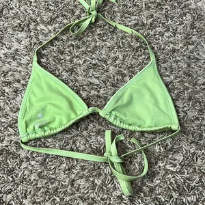 La Hearts Green Metallic Triangle Bikini Top Sz XS thumbnail 5