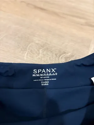 SPANX Navy High-Waist Navy Athletic Skirt thumbnail 3