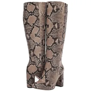 MIIM | Women’s‎ Tan Snakeskin Over-The-Knee Tall Boots -Size 6 $145 thumbnail 2
