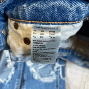 American Eagle Strigid Highest Rise Baggy Straight Ripped Distressed Jean thumbnail 8