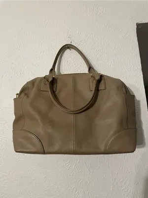 Tory Burch Leather Dome Satchel with Gold Hardware thumbnail 6