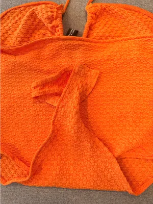H&M Orange Halter Bodysuit thumbnail 6