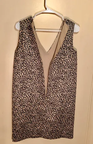 Ann Taylor Leopard Print Sleeveless Dress XS thumbnail 3