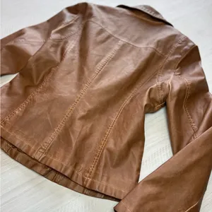 Max Studio Faux Leather Moto Jacket thumbnail 6