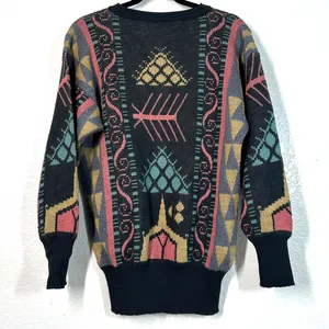 knit sweater S vintage 80s Mondi GrandpaCore southwestern Throwback Inde Sleaze thumbnail 3
