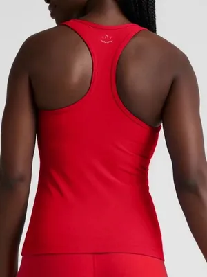 Beyond Yoga Step Up Racerback Tank Red Orange Size XS NWT thumbnail 2