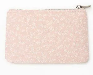 NWOT John Galt Pink Floral Coin Purse thumbnail 1