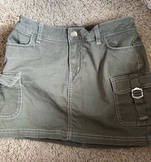 wild fable Olive Green Cargo Skort with Buckle Pocket thumbnail 1