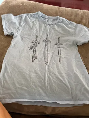 The legend of Zelda light blue T-shirt thumbnail 1