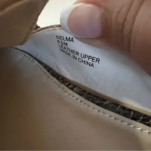Violet &‎ Red Selma Camel Leather Mules Tan Size 8.5 thumbnail 7