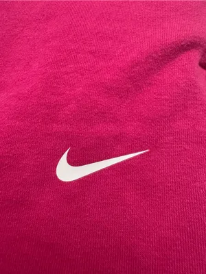 Nike Raspberry Pink Fleece Joggers with White Swoosh thumbnail 4