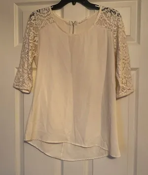 Paper kite cream Blouse‎ White thumbnail 1