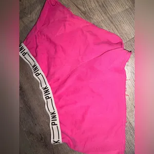 PINK Victoria’s Secret Y2K Hot Pink Shorts M thumbnail 3