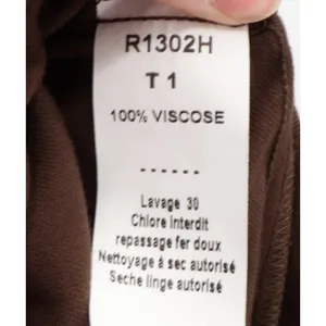Sandro Pleated Button Shift Dress Size US 4 Brown Parisian Pockets‎ Minimalist thumbnail 7