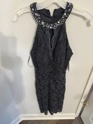 * Elegant Black Lace Dress thumbnail 5