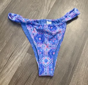 Hollister Blue Shell Print Bikini Bottoms thumbnail 1