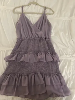 Frock Candy Sophie & Kate Purple Ruffle Dress thumbnail 1