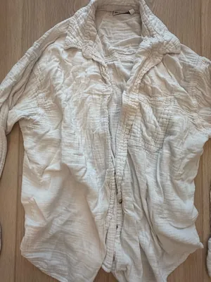 ASOS Crisp White Button-Up Relaxed Shirt thumbnail 3