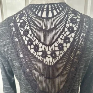 Ambiance long open cardigan Gray Size L thumbnail 7