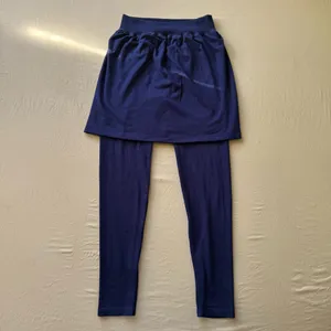Athletic Skirted Leggings Blue thumbnail 2