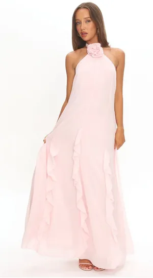 Selfie Leslie Ruffle Maxi Dress thumbnail 1