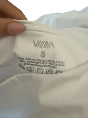 VIDDIA White Modest Below the Knee Active Skort Size Small thumbnail 2