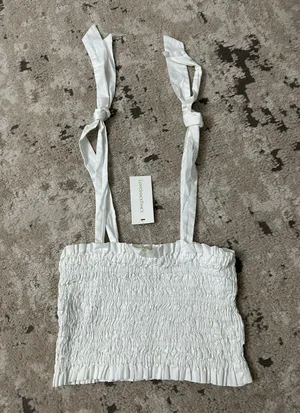LoveShackFancy Jama Top NWT thumbnail 3