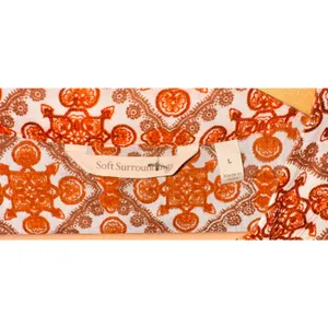Soft Surroundings Boho Lightweight Blouse‎ Womens Large Hippie 70s Burnt Orange thumbnail 6