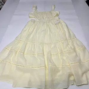 Tularosa Eleanora Embroidered Dress in Mellow Yellow Large thumbnail 3