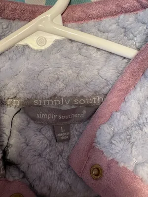 Simply Southern light blue pullover thumbnail 2